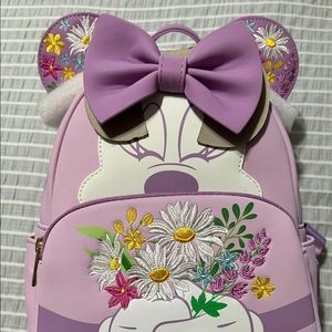Minnie floral loungefly backpack